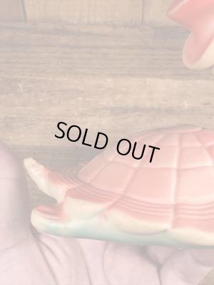 サンラバー ビンテージ スクイーズトイ カメ 50年代