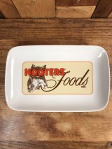 Hooters Foods Ceramic Plate Tray　フーターズ　ビンテージ　トレー　プレート　90年代~