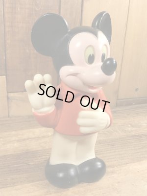 ミッキーマウス　ビンテージ　スクイーズトイ　ディズニー　70年代