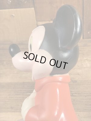 ミッキーマウス　ビンテージ　スクイーズトイ　ディズニー　70年代