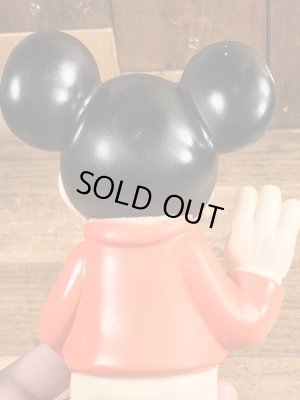 ミッキーマウス　ビンテージ　スクイーズトイ　ディズニー　70年代