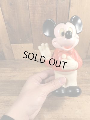 ミッキーマウス　ヴィンテージ　スクイーズフィギュア　ソフビ　70’s