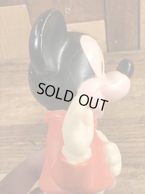 ミッキーマウス　ビンテージ　スクイーズトイ　ディズニー　70年代