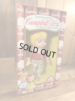 キャンベルキッズ ビンテージ ソフビドール 企業キャラクター 80年代