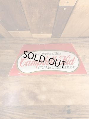 キャンベルキッズ ビンテージ ソフビドール 企業キャラクター 80年代