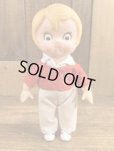 Campbell Kid Boy Collectible Doll　キャンベルキッズ　ビンテージ　ソフビドール　80年代