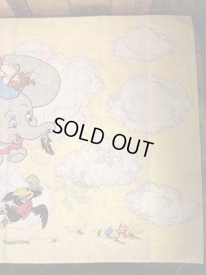 ダンボ　ヴィンテージ　ピローケース　ウォルトディズニー　70年代