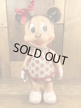The Sun Rubber Minnie Mouse Squeeze Doll　ミニーマウス　ビンテージ　ラバードール　ウォルトディズニー　50年代