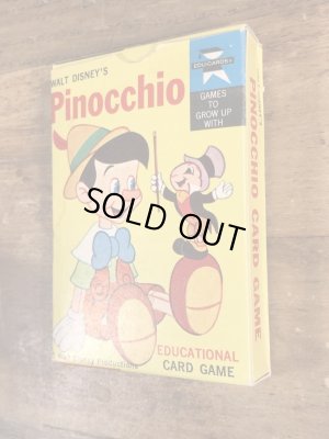 ピノキオ　ヴィンテージ　カードゲーム　ウォルトディズニー　60’s