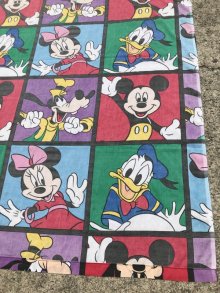 他の写真3: Walt Disney Character Flat Sheet　ディズニーキャラクター　ビンテージ　フラットシーツ　ミッキーマウス　90年代