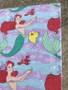 他の写真2: Walt Disney The Little Mermaid Flat Sheet　リトルマーメイド　ビンテージ　フラットシーツ　ウォルトディズニー　90年代