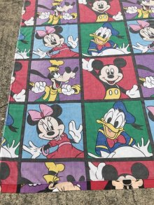 他の写真2: Walt Disney Character Flat Sheet　ディズニーキャラクター　ビンテージ　フラットシーツ　ミッキーマウス　90年代