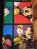 ミッキーマウス　ビンテージ　ベッドシーツ　ディズニーキャラクター　90年代