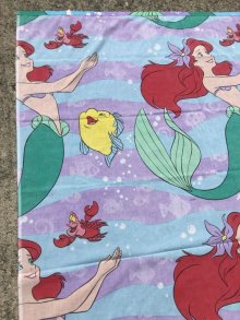 他の写真1: Walt Disney The Little Mermaid Flat Sheet　リトルマーメイド　ビンテージ　フラットシーツ　ウォルトディズニー　90年代
