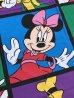 ミッキーマウス　ビンテージ　ベッドシーツ　ディズニーキャラクター　90年代