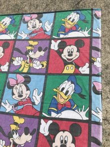 他の写真1: Walt Disney Character Flat Sheet　ディズニーキャラクター　ビンテージ　フラットシーツ　ミッキーマウス　90年代