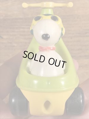 スヌーピー ビンテージ プルトイ フライングエース 70年代