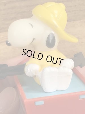 スヌーピー ビンテージ モーターライズドトイ ピーナッツ 70年代