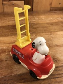 他の写真2: Aviva Snoopy's Rescue Squad Push'n Pull Toy　スヌーピー　ビンテージ　プルトイ　70年代