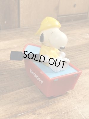 スヌーピー ビンテージ モーターライズドトイ ピーナッツ 70年代