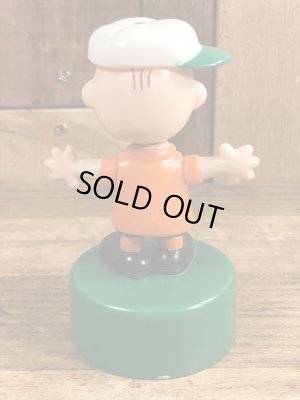 チャーリーブラウン ヴィンテージ プッシュパペットトイ スヌーピー 70’s