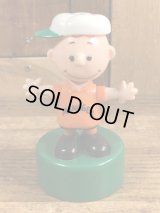 Peanuts Snoopy Charlie Brown Push Puppet　チャーリーブラウン　ビンテージ　プッシュパペット　スヌーピー　70年代