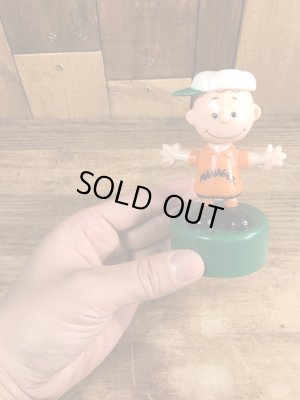 チャーリーブラウン ヴィンテージ プッシュパペットトイ スヌーピー 70’s