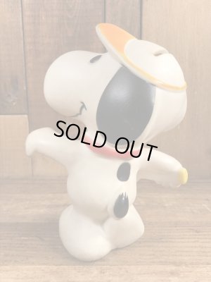 スヌーピー　ヴィンテージ　貯金箱フィギュア　ピーナッツ　80’s