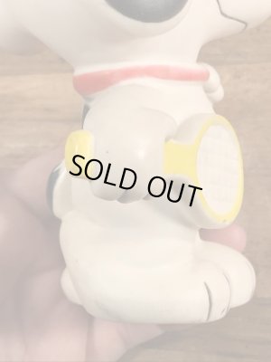 スヌーピー　ヴィンテージ　貯金箱フィギュア　ピーナッツ　80’s