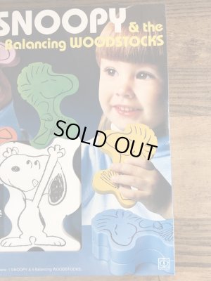 スヌーピー　ヴィンテージ　バランストイ　ウッドストック　80’s