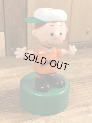 チャーリーブラウン ビンテージ プッシュパペット スヌーピー 70年代