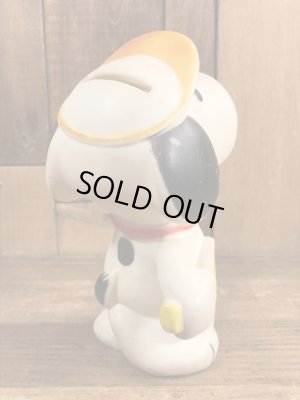 スヌーピー　ビンテージ　コインバンクドール　ピーナッツ　80年代