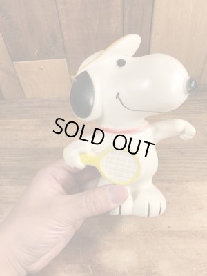 スヌーピー　ヴィンテージ　貯金箱フィギュア　ピーナッツ　80’s