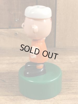 チャーリーブラウン ヴィンテージ プッシュパペットトイ スヌーピー 70’s