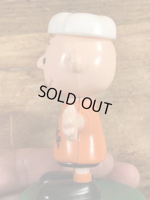 チャーリーブラウン ビンテージ プッシュパペット スヌーピー 70年代