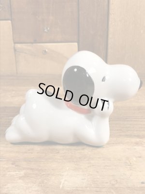 スヌーピー ヴィンテージ ペーパーウェイト 磁器 80’s