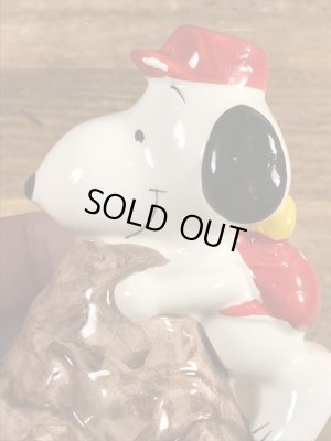 スヌーピー　ビンテージ　ペーパーウェイト　陶器　70年代