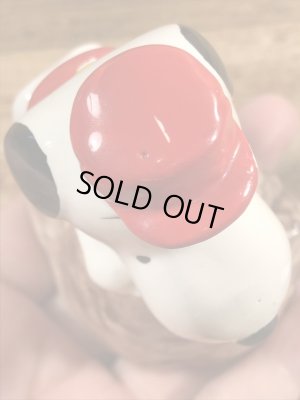 スヌーピー　ビンテージ　ペーパーウェイト　陶器　70年代