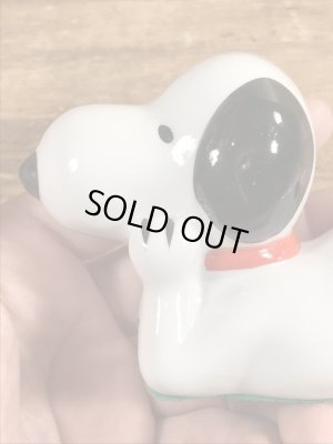 スヌーピー ビンテージ ペーパーウェイト 陶器 80年代