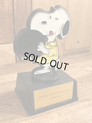 スヌーピー ビンテージ トロフィー ボーリング 70年代