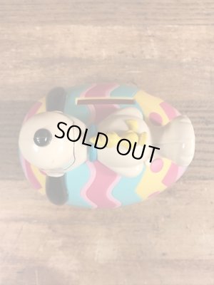 スヌーピー ビンテージ 貯金箱 ウッドストック 90年代