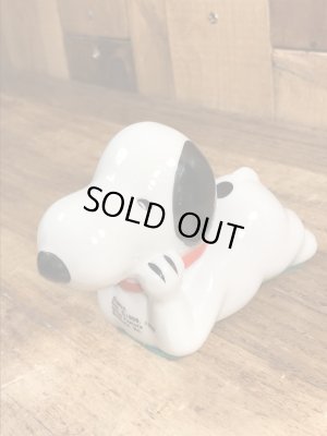 スヌーピー ビンテージ ペーパーウェイト 陶器 80年代