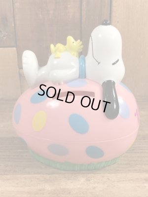 スヌーピー　ヴィンテージ　貯金箱　ウッドストック　90’s