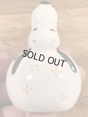 スヌーピー ヴィンテージ 貯金箱 イースター 70’s