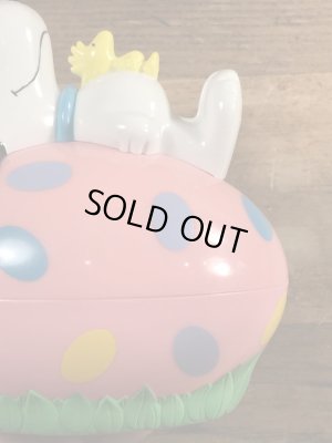 スヌーピー　ヴィンテージ　貯金箱　ウッドストック　90’s