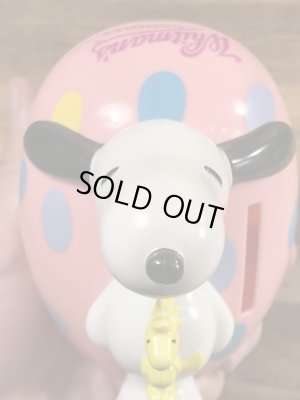 スヌーピー　ビンテージ　コインバンク　ウッドストック　90年代