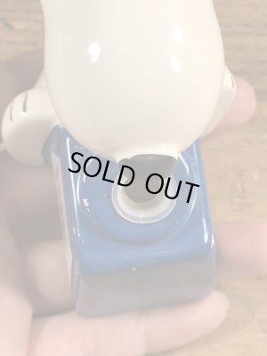 スヌーピー ビンテージ ペン立て 陶器 70年代