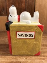 Peanuts Snoopy Savings Coin Bank　スヌーピー　ビンテージ　コインバンク　貯金箱　70年代