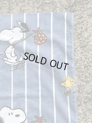 スヌーピー ヴィンテージ ベッドシーツ 生地 70~80’s