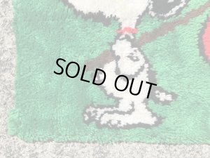 スヌーピー ヴィンテージ ラグマット ピーナッツ 70’s